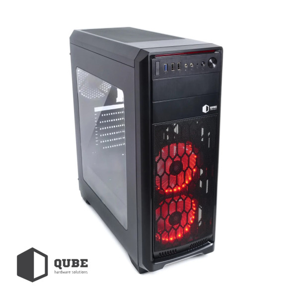 Фото - Корпус QUBE QBR09 Black (QBR09_WRNU3)