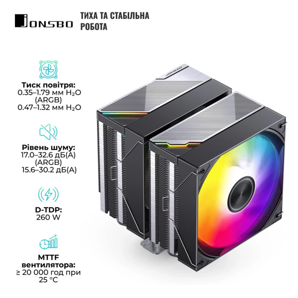 Фото - Процесорний кулер Jonsbo CA80 Black