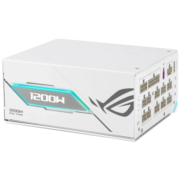 Фото - Блок живлення для ПК Asus ROG THOR 1200W 80+ Platinum White (ROG-THOR-1200P3-WHITE-GAMING)