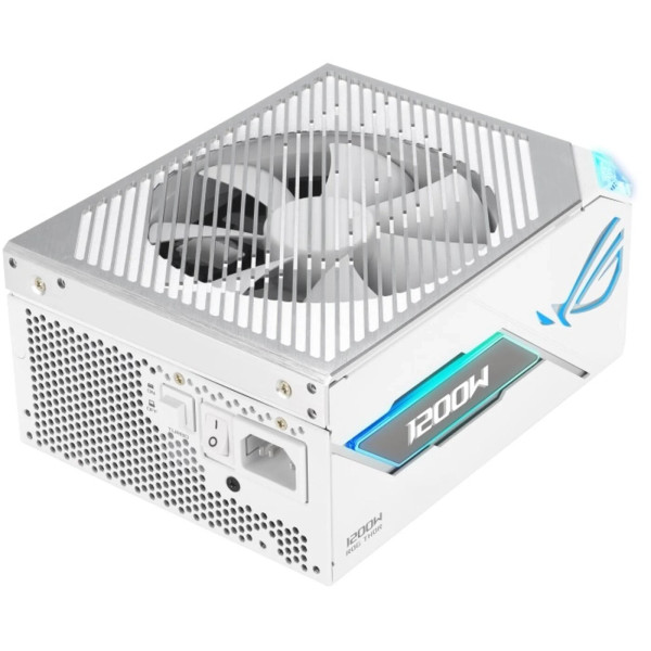 Фото - Блок живлення для ПК Asus ROG THOR 1200W 80+ Platinum White (ROG-THOR-1200P3-WHITE-GAMING)
