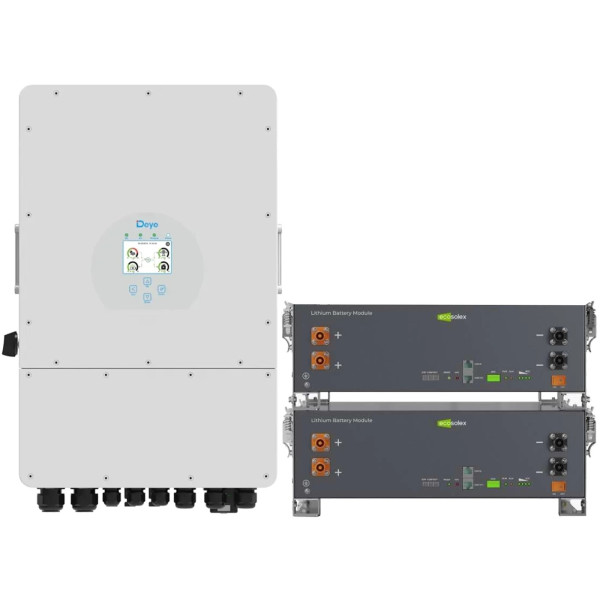 Фото - Система зберігання енергії Deye SV-1DE10K1-LEC10K1-1 (1ф, 10kW, 51.2V, 200Ah, LiFePO4)