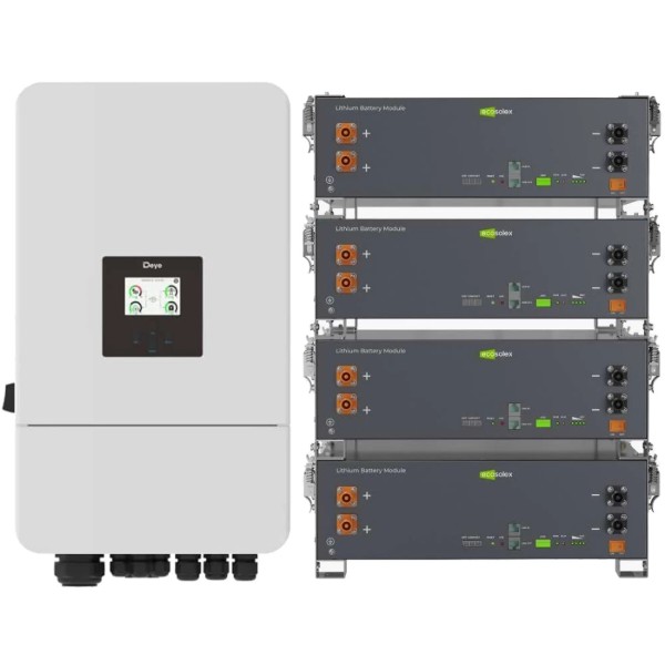 Фото - Система хранения энергии Deye SV-3DE12K2-LEC20K1-1 (3ф, 12kW, 51.2V, 400Ah, LiFePO4)