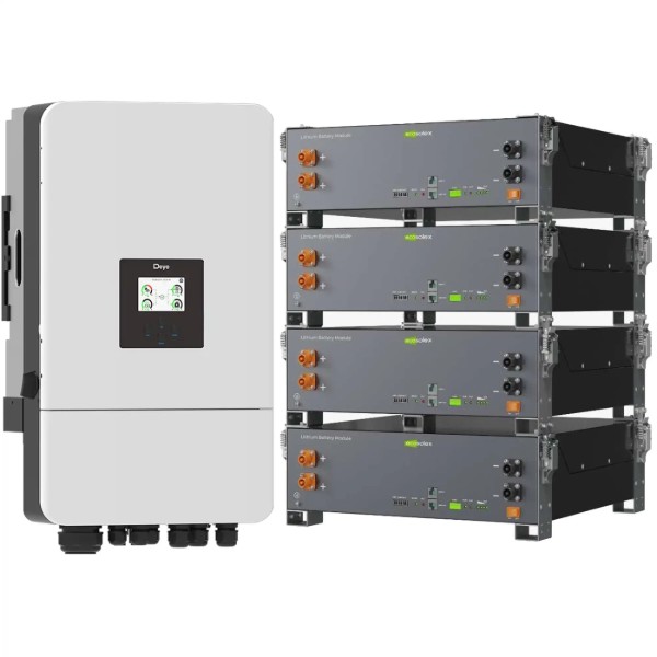 Фото - Система хранения энергии Deye SV-3DE12K2-LEC20K1-1 (3ф, 12kW, 51.2V, 400Ah, LiFePO4)