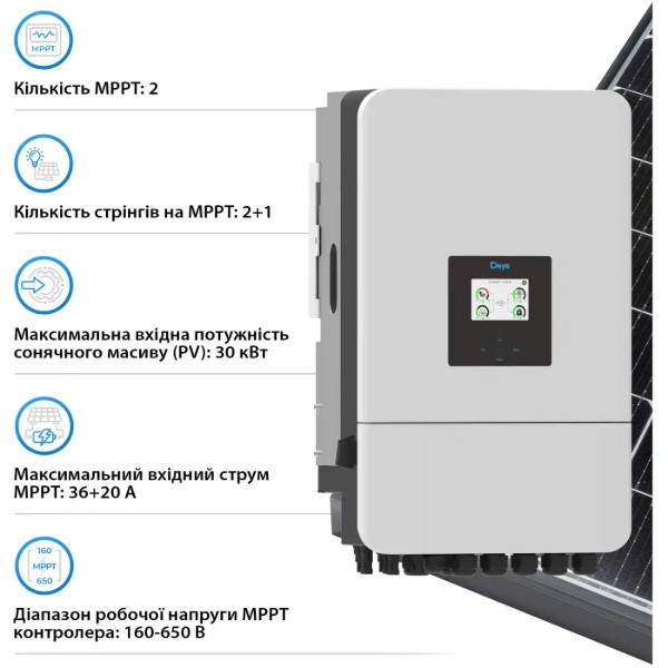 Фото - Система хранения энергии Deye SV-3DE20K1-LDE48K1-1 (3ф, 20kW, 51.2V, 942Ah, LiFePO4)