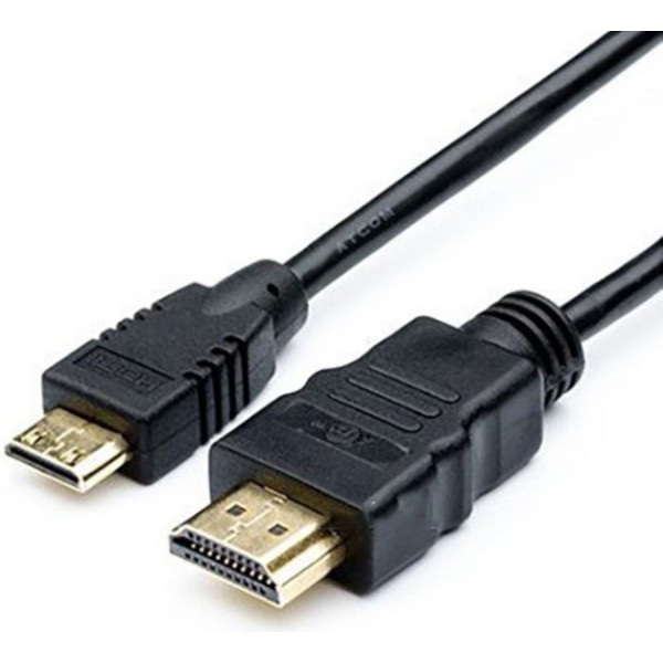 Фото - Кабель HDMI Atcom HDMI - mini-HDMI V 1.4 (M/M) 1 м Black (11501)