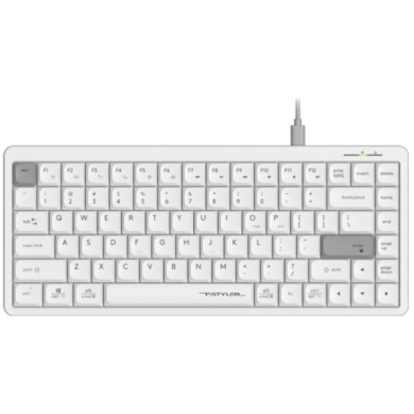 Фото - Клавиатура проводная A4tech FX53 (White)