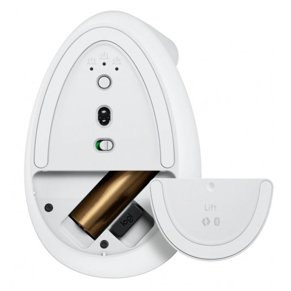 Фото - Миша бездротова Logitech Lift Bluetooth Vertical Ergonomic White USB (910-006496)