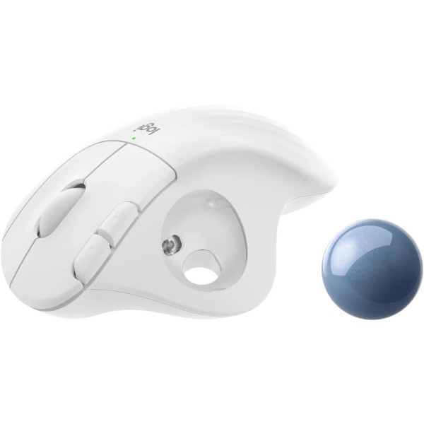 Фото - Мышь беспроводная Logitech Trackball Ergo M575 For Business Off White (910-006438)