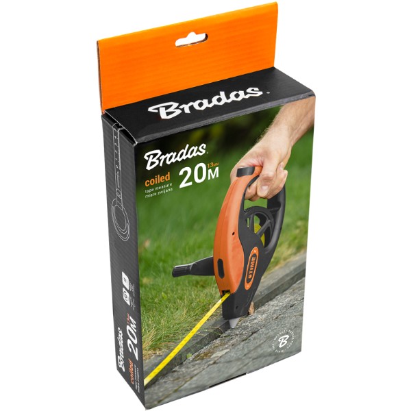 Фото - Рулетка BRADAS fiberglass 20 м (DIY-MH13-02013M/CB)