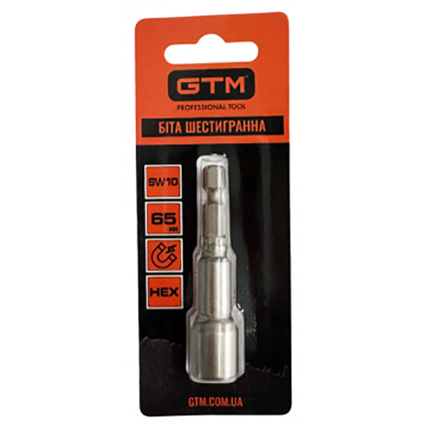 Фото - Бита для отвертки GTM Sw10 65 мм (SB-SW10-65)