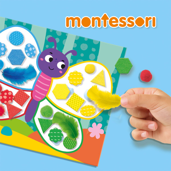 Фото - Набір для паперової творчості Ses Creative Montessori – СОРТУЙ КОЛЬОРИ ТА МАТЕРІАЛИ (14062S)