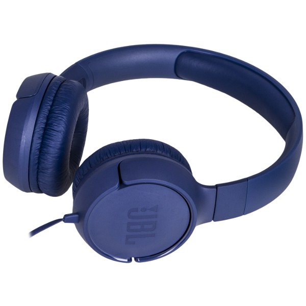 Фото - Навушники накладні дротові JBL T500 Blue (JBLT500BLU)