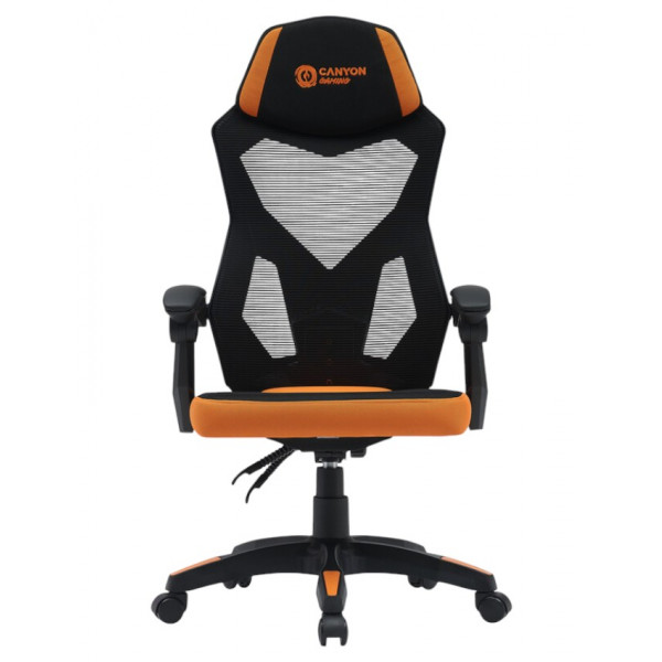 Фото - Крісло для геймерів Canyon Wave MCH02 Mesh Black Orange (CNE-MCH02)
