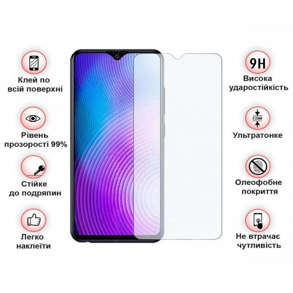 Фото - Захисне скло для смартфону BeCover for Tecno Pop 7 (BF6) Crystal Clear Glass 3D (709265)