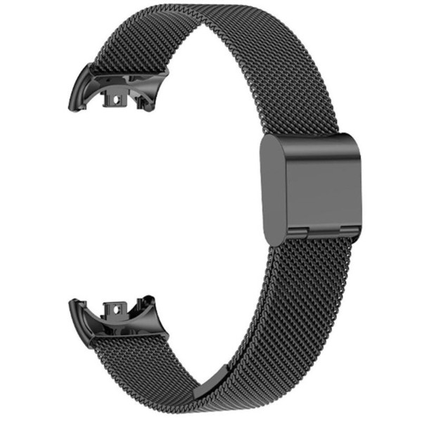 Фото - Ремінець для фітнес-браслету BeCover Metal for Xiaomi Mi Smart Band 8 Black (709357)