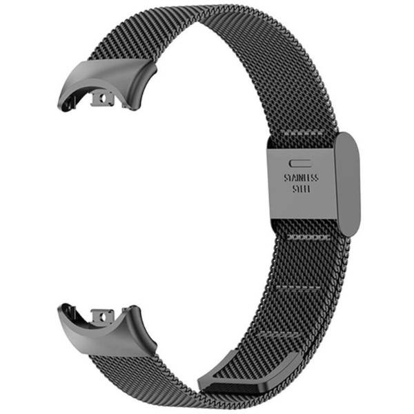 Фото - Ремінець для фітнес-браслету BeCover Metal for Xiaomi Mi Smart Band 8 Black (709357)
