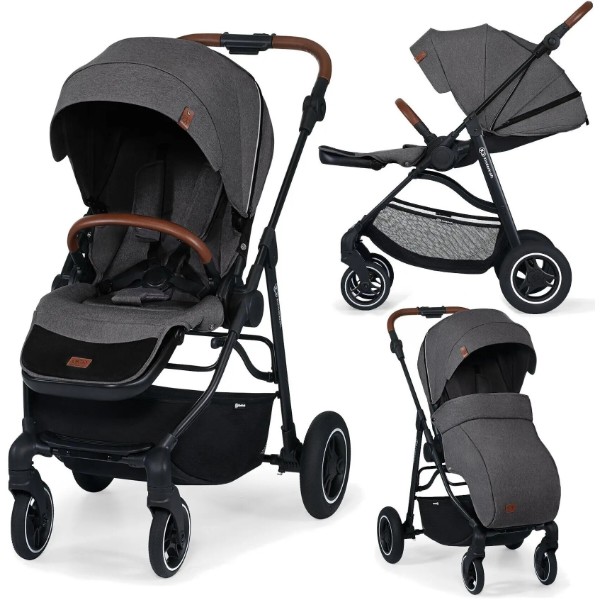 Фото - Коляска прогулочная Kinderkraft All Road Ash Gray (KKWALROAGR0000)