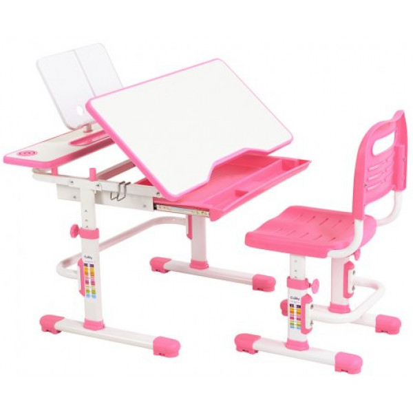 Фото - Комплект меблів шкільний 2 елементи Cubby Vanda Pink