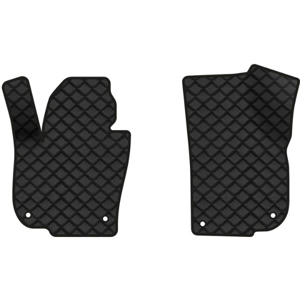 Фото - Коврики из экокожи в салон авто передние EVAtech для Superb (B6) Skoda 2008-2015 2 поколение Sedan EU (SK3221A2AV4BBB)