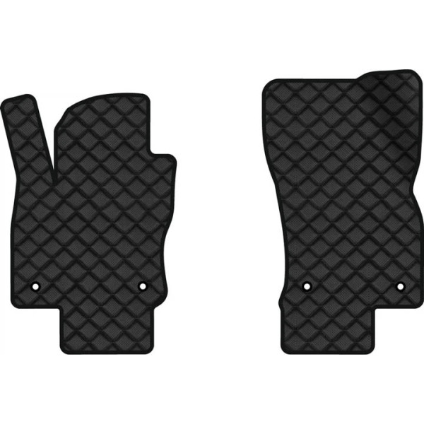 Фото - Коврики из экокожи в салон авто передние EVAtech ECO для Tiguan Allspace 5 seats Volkswagen 2016-2020 1 поколение SUV USA VW13965AC2AV4BBB