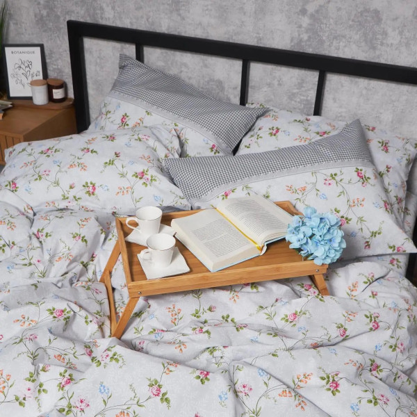 Фото - Комплект постільної білизни Moon&Star Бязь Gold Люкс Romantic Bloom 160х220х2 нав. 4х50х70 (MS-820006823)