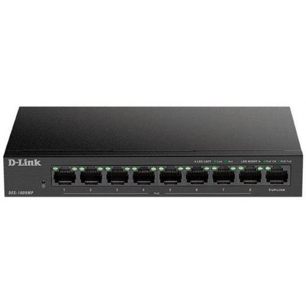 Фото - Коммутатор локальної мережі (Switch) D-Link DES-1009MP/A1A
