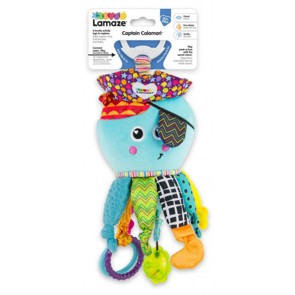 Фото - Підвіска Lamaze Кальмар із прорізувачем (L27068)