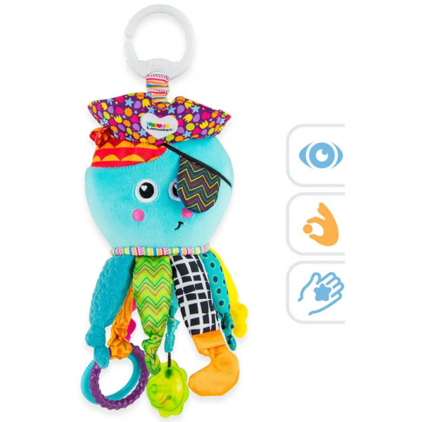 Фото - Підвіска Lamaze Кальмар із прорізувачем (L27068)