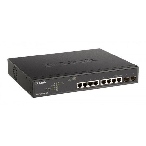 Фото - Коммутатор локальної мережі (Switch) D-Link DGS-1100-10MPPV2/A3A