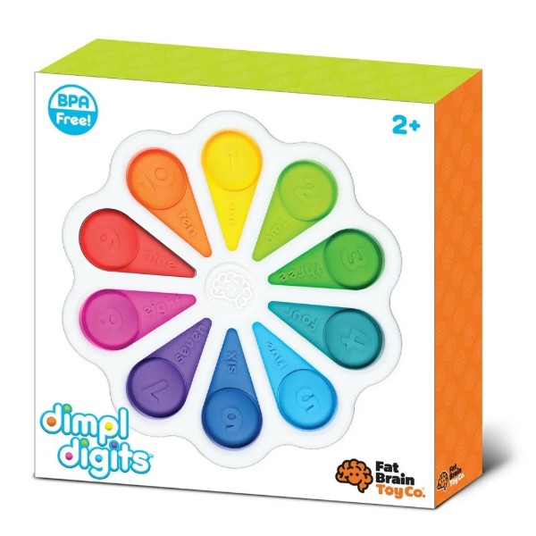 Фото - Антистресс игрушка Fat Brain Toys dimpl digits Цветные лепестки (F275EN)