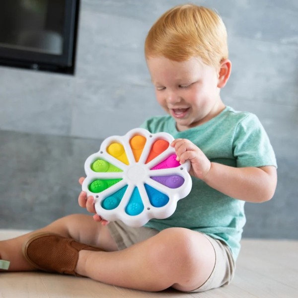 Фото - Антистресс игрушка Fat Brain Toys dimpl digits Цветные лепестки (F275EN)
