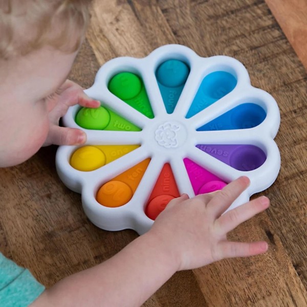 Фото - Антистресс игрушка Fat Brain Toys dimpl digits Цветные лепестки (F275EN)