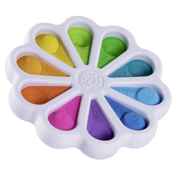 Фото - Антистресс игрушка Fat Brain Toys dimpl digits Цветные лепестки (F275EN)