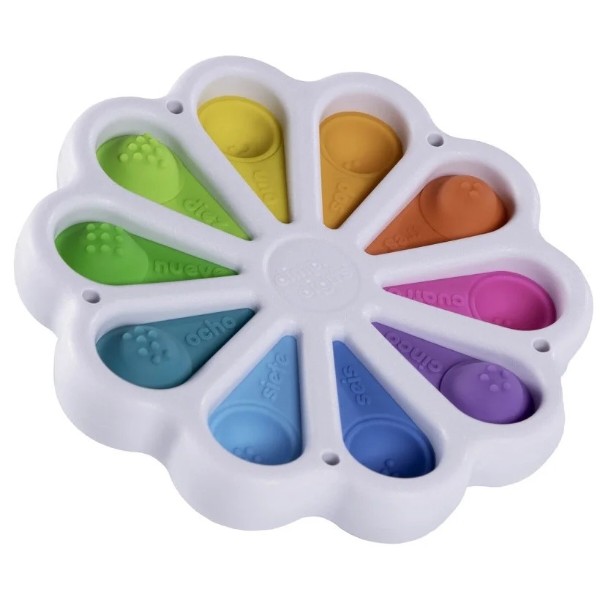 Фото - Антистресс игрушка Fat Brain Toys dimpl digits Цветные лепестки (F275EN)