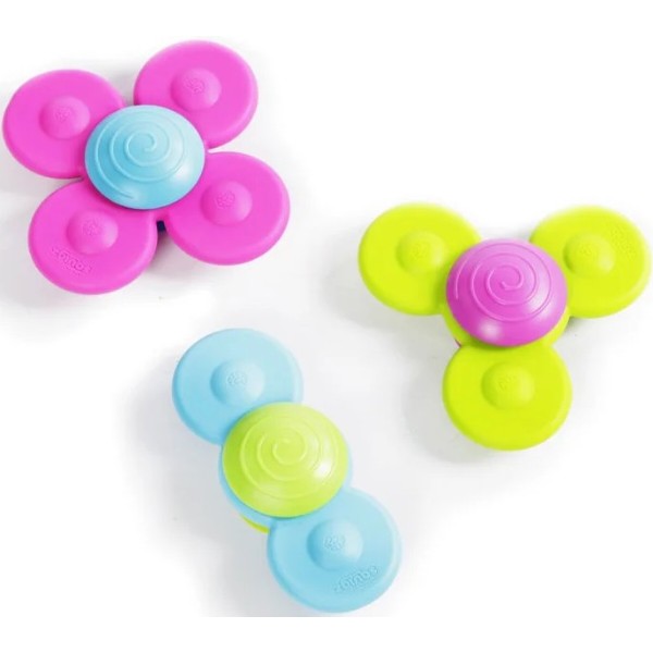 Фото - Прорезыватель Fat Brain Toys Whirly Squigz 3 шт. (F210ML)