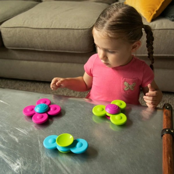 Фото - Прорезыватель Fat Brain Toys Whirly Squigz 3 шт. (F210ML)