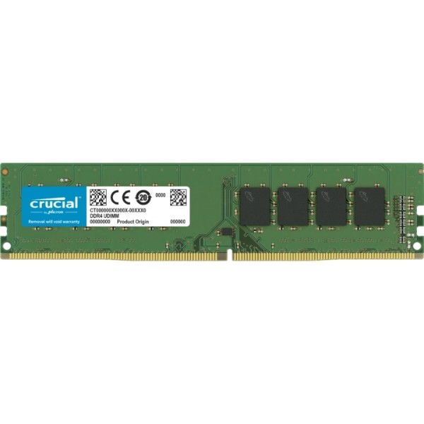 Фото - Память DDR Crucial Micron DDR4 32GB 3200 MHz UDIMM (CT32G4DFD832A)
