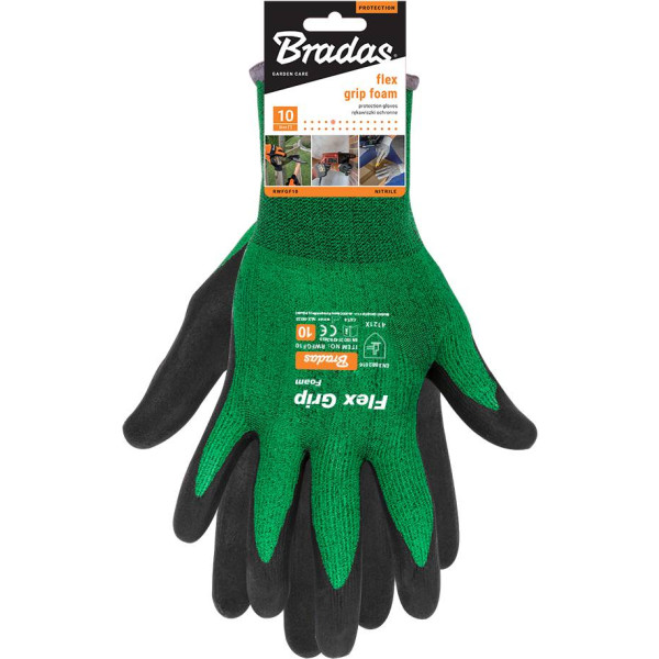 Фото - Перчатки садовые BRADAS FLEX GRIP FOAM размер 9 (RWFGF9)