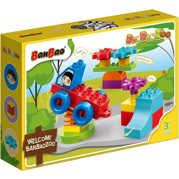 Фото - Пластиковий конструктор Banbao "BanBaoZOO" (20 елм.) Дитячий майданчик (9006) Фото - Пластиковий конструктор Banbao "BanBaoZOO" (20 елм.) Дитячий майданчик (9006)