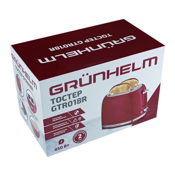 Фото - Тостер Grunhelm GTR018R