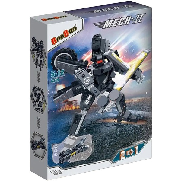 Фото - Пластиковый конструктор Banbao "Mech 2" Блэйд (255 элм.) (6319)
