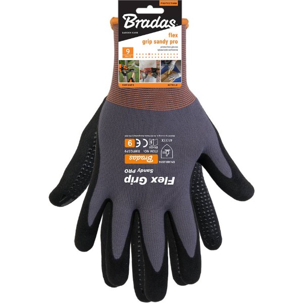Фото - Рукавички садові BRADAS FLEX GRIP SANDY PRO розмір 11 (RWFGSP11)