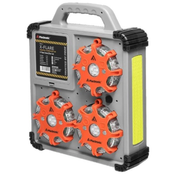 Фото - Ліхтар акумуляторний Mactronic X-Flare 30 Lm Red/Blue/Amber Recharg 12/220V (PSD0112)
