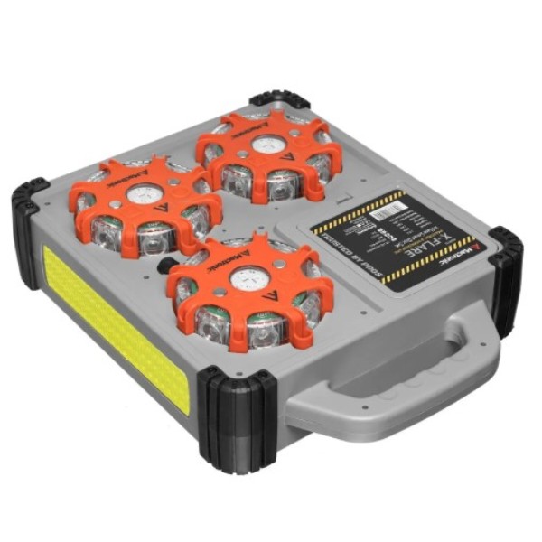 Фото - Ліхтар акумуляторний Mactronic X-Flare 30 Lm Red/Blue/Amber Recharg 12/220V (PSD0112)