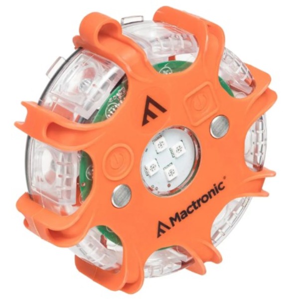 Фото - Ліхтар акумуляторний Mactronic X-Flare 30 Lm Red/Blue/Amber Recharg 12/220V (PSD0112)