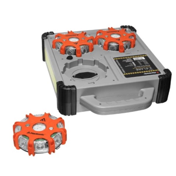 Фото - Ліхтар акумуляторний Mactronic X-Flare 30 Lm Red/Blue/Amber Recharg 12/220V (PSD0112)