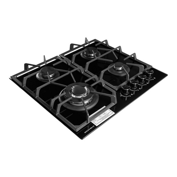 Фото - Варильна поверхня газова Grunhelm GHGW 0434 MB WOK
