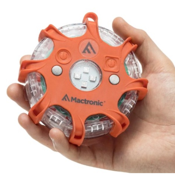 Фото - Ліхтар акумуляторний Mactronic X-Flare 30 Lm Red/Blue/Amber Recharg 12/220V (PSD0112)
