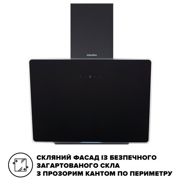 Фото - Вытяжка декоративная Interline Flow BL A/60/GL/M
