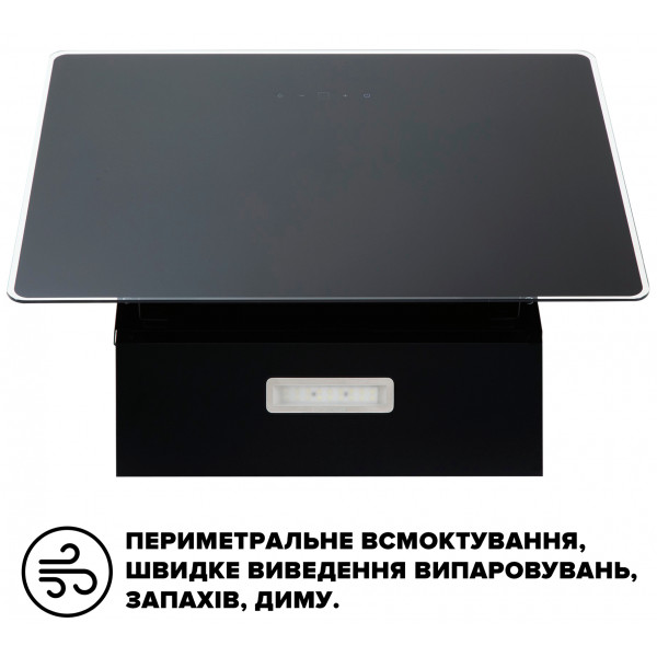 Фото - Вытяжка декоративная Interline Flow BL A/60/GL/M